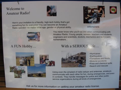 Display Board - welcome to amateur radio