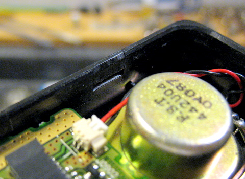 notch on inside of radio head