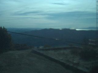 Sunlight reflecting off San Pablo Bay